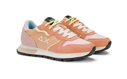SNEAKER ALLY COLOR EXPLOSION IN MESH E SUEDE FENICOTTERO